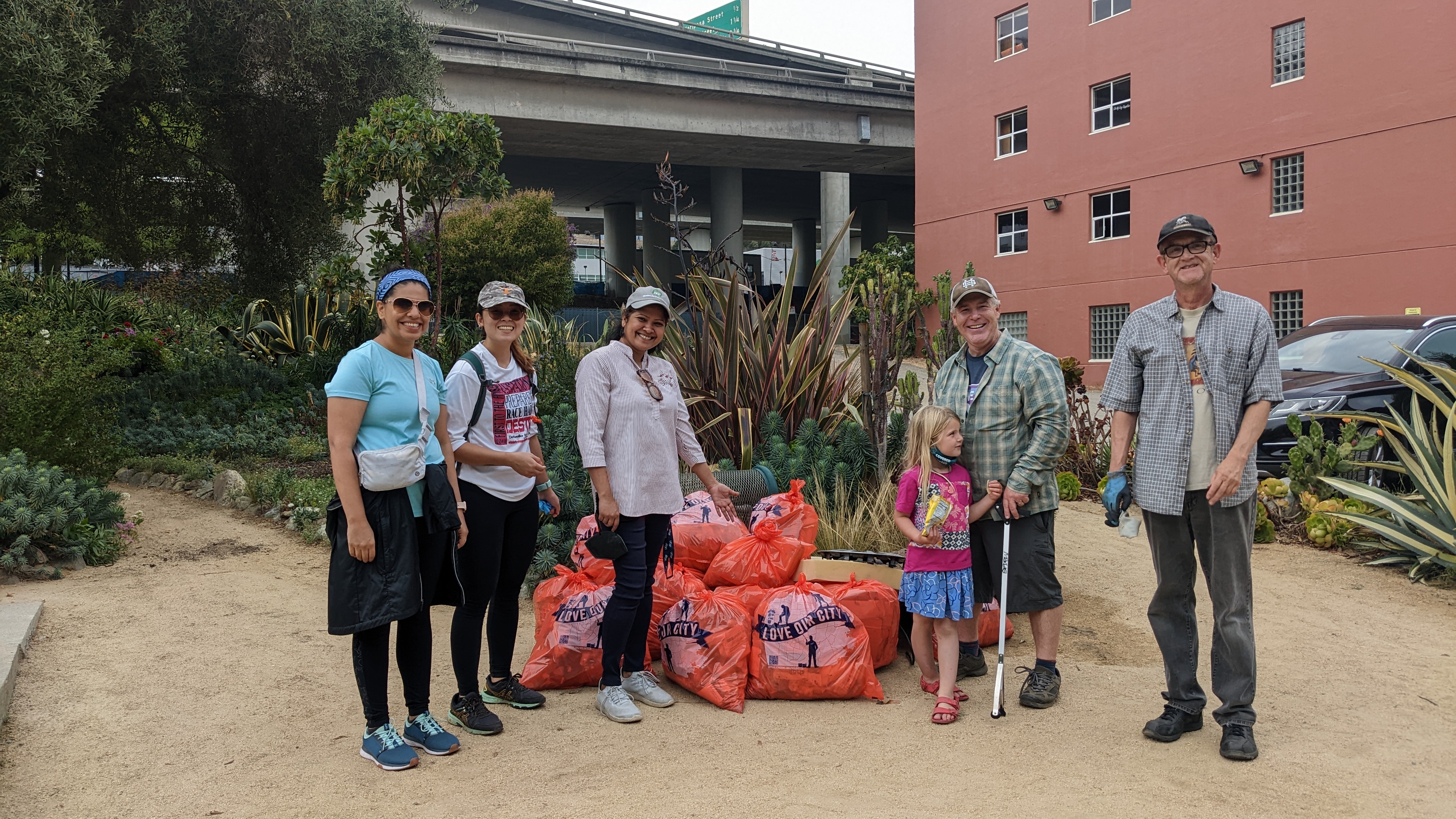 Dogpatch cleanup volunteers