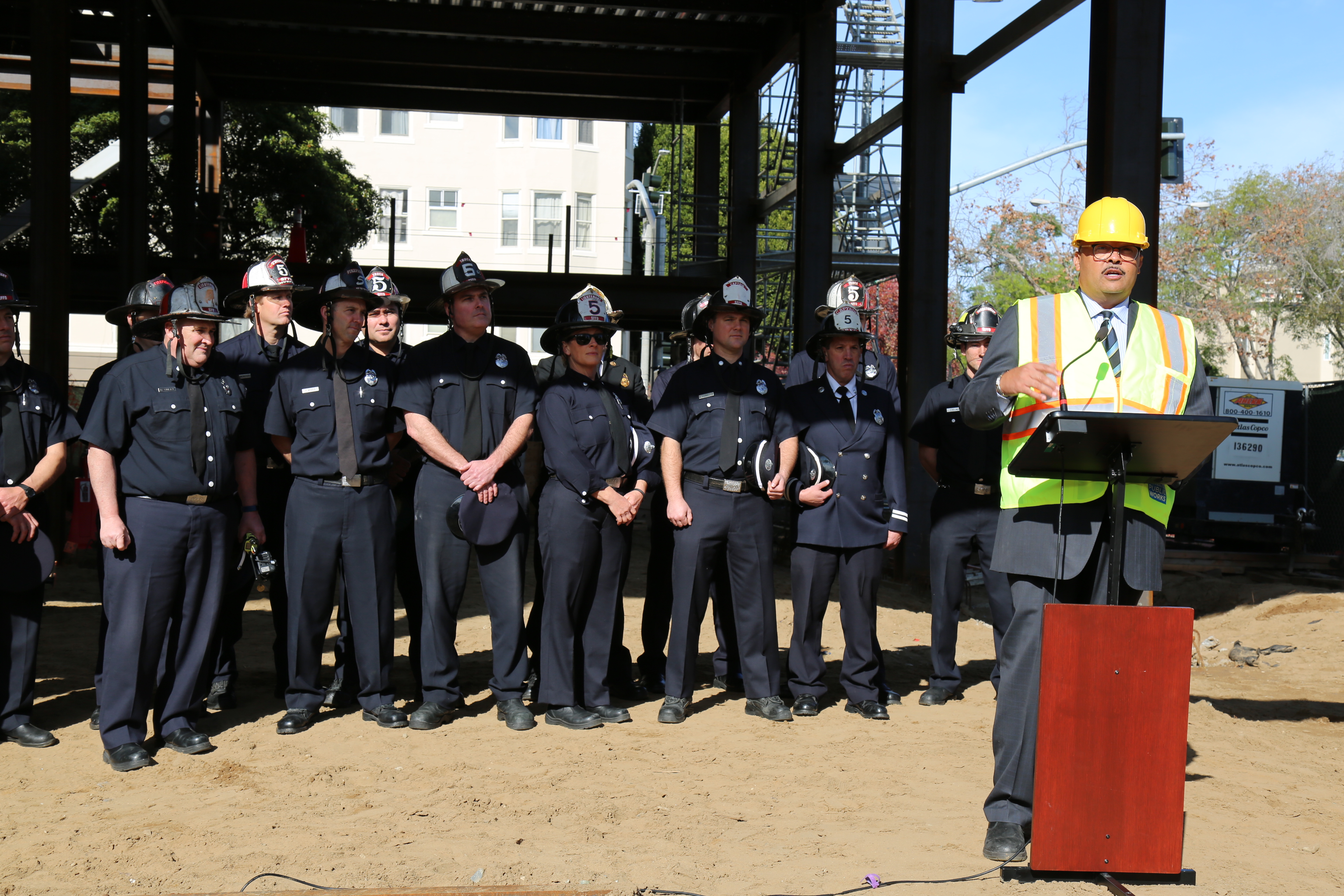 Public Works Director Mohammed Nuru and members for the San Francisco Fire Commission