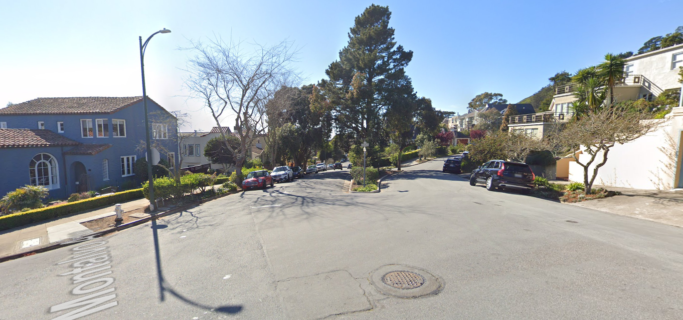 street level view of the Dorantes and Montalvo intersection