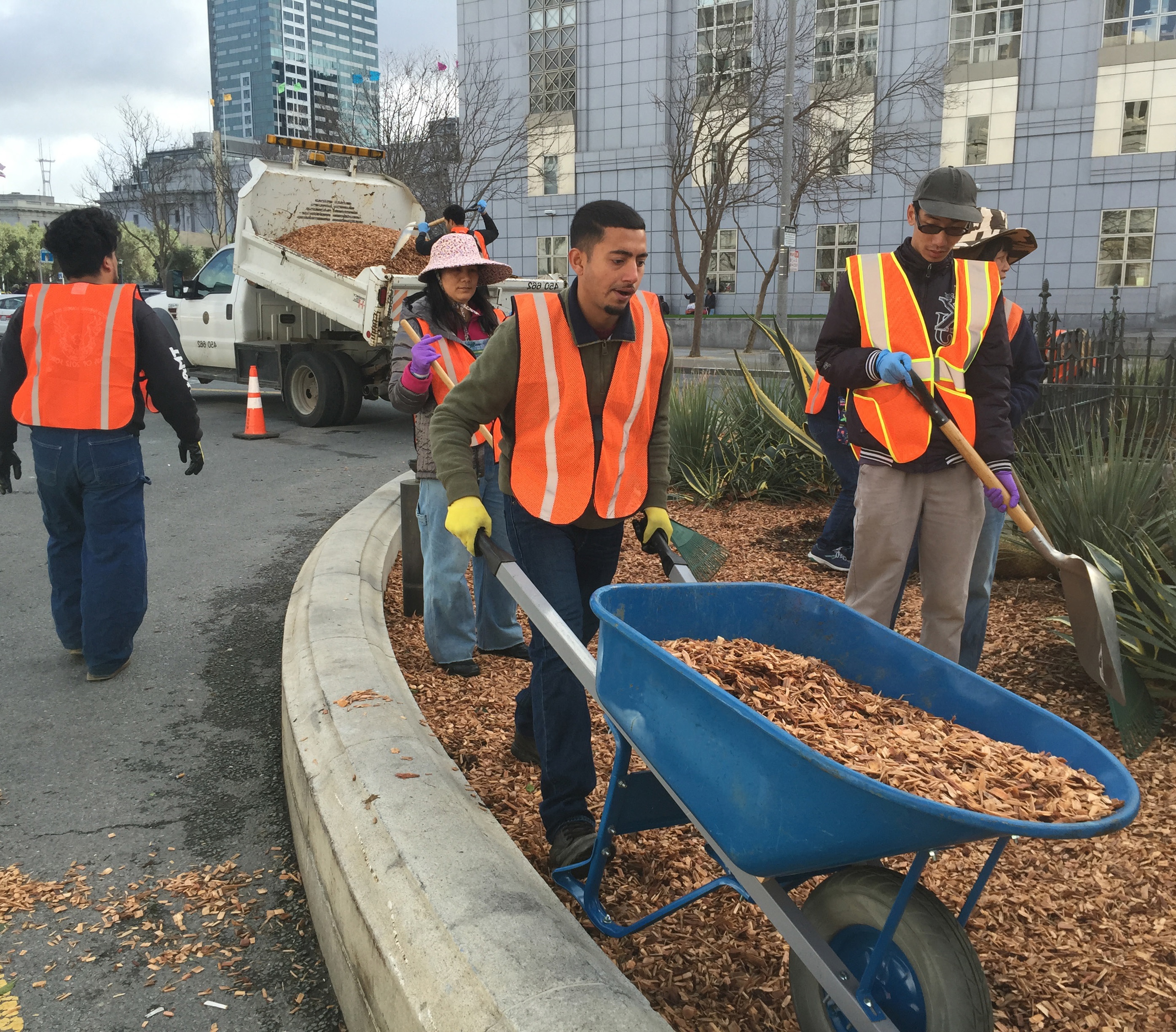 Clean Team volunteers