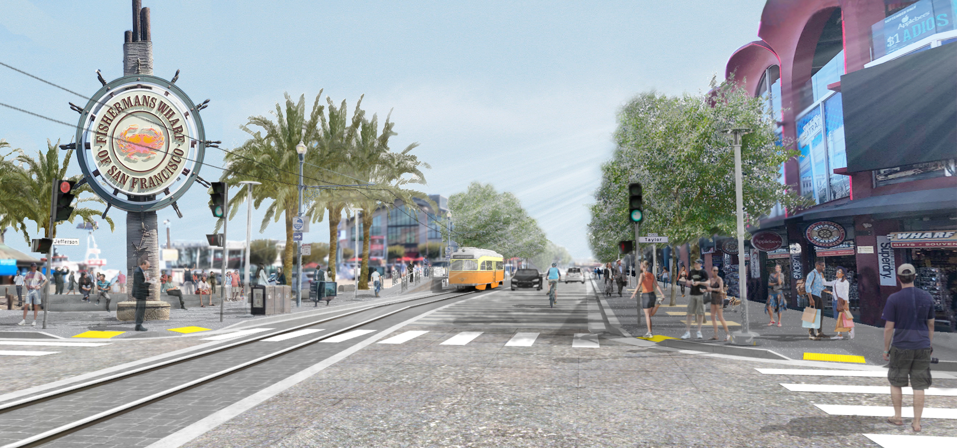 Jefferson Streetscape Rendering - Jefferson at Taylor