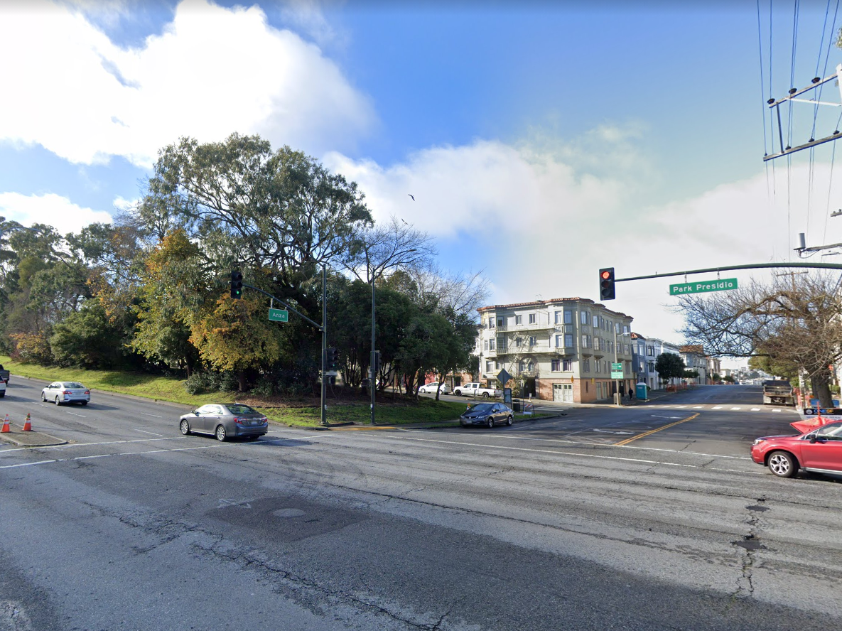 Anza Street and Park Presidio Boulevard