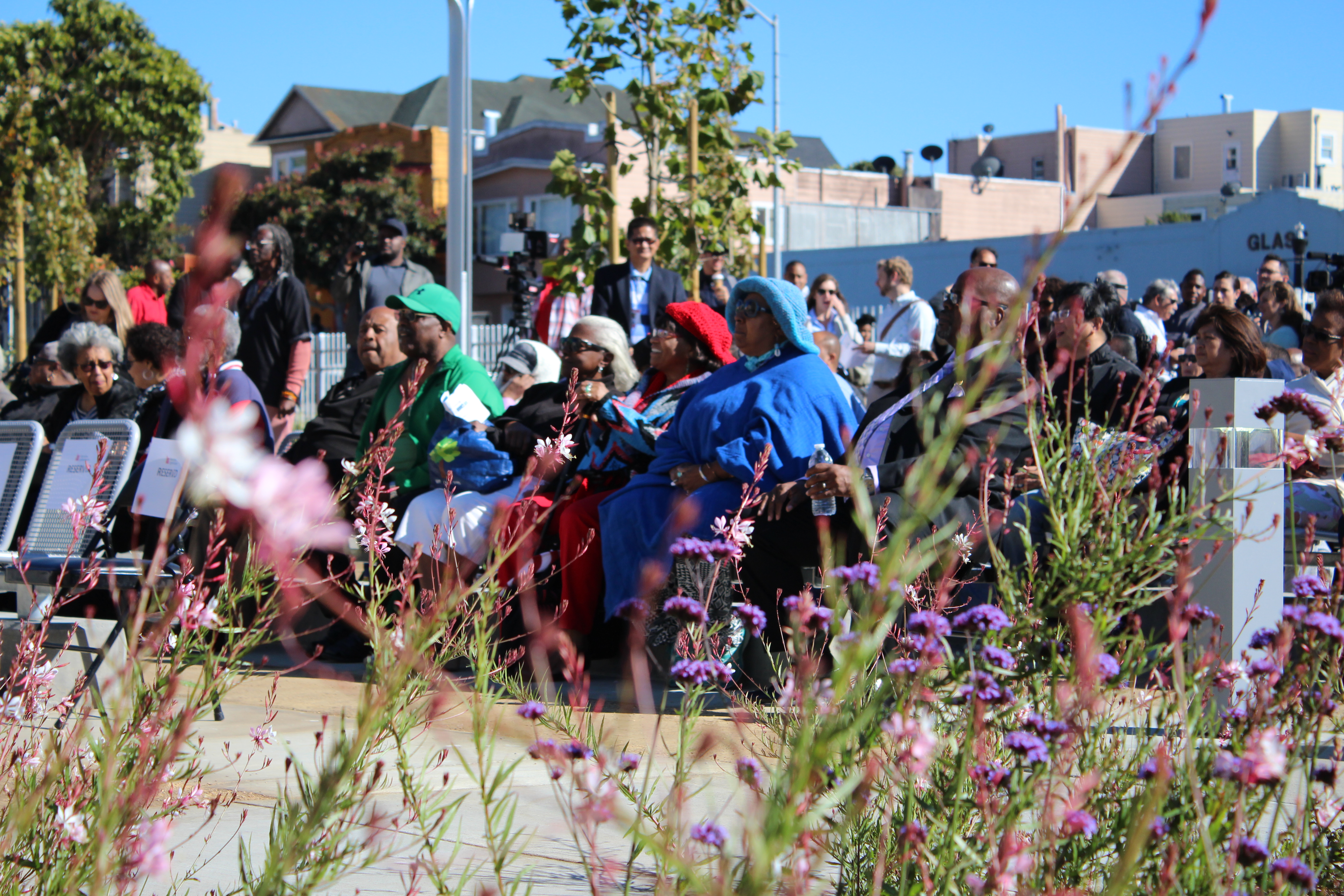 crowd watches performance at bayview opera house