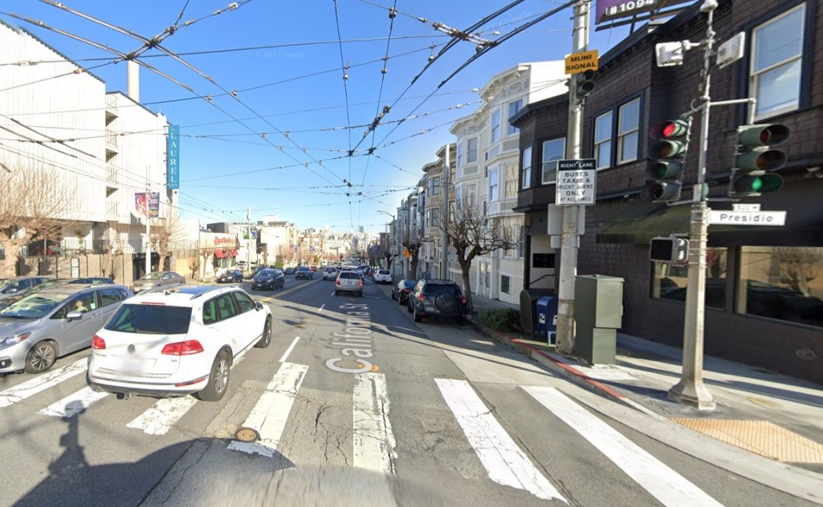 California Street and Presidio Avenue 