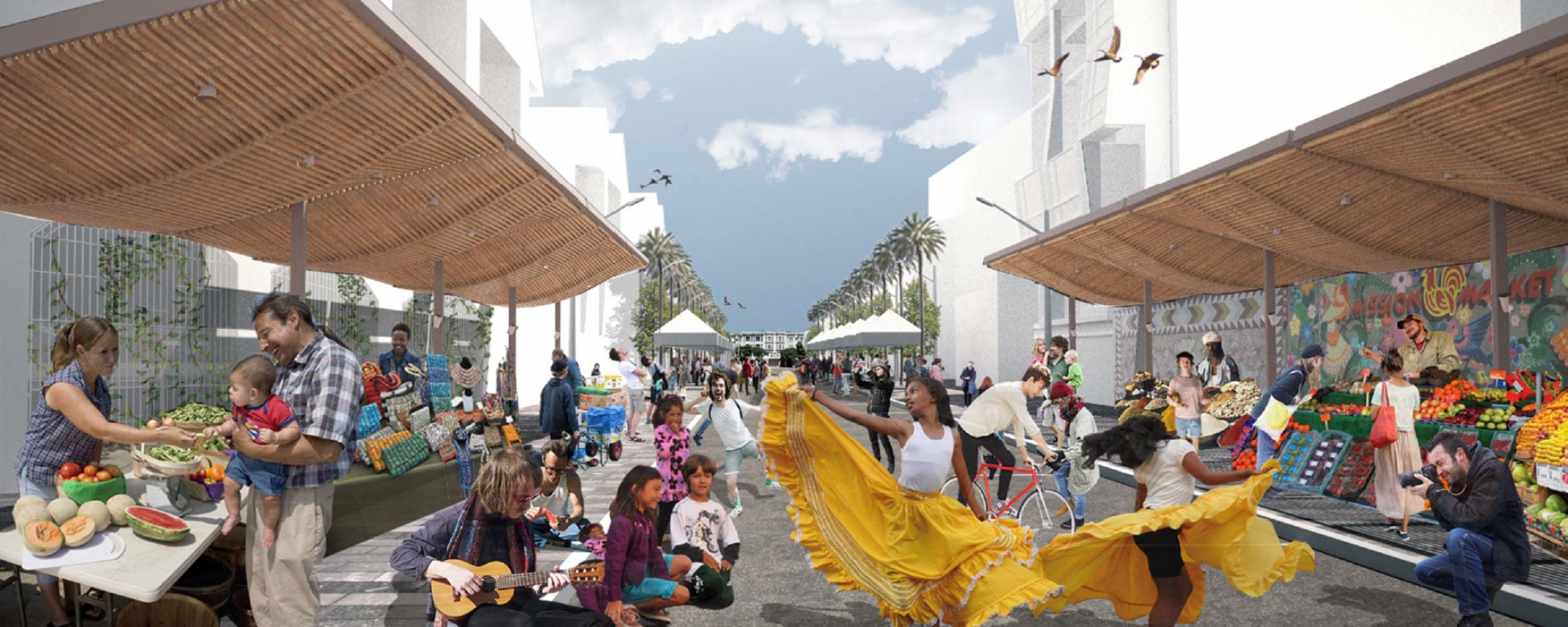 Bartlett Streetscape Improvement Project Rendering