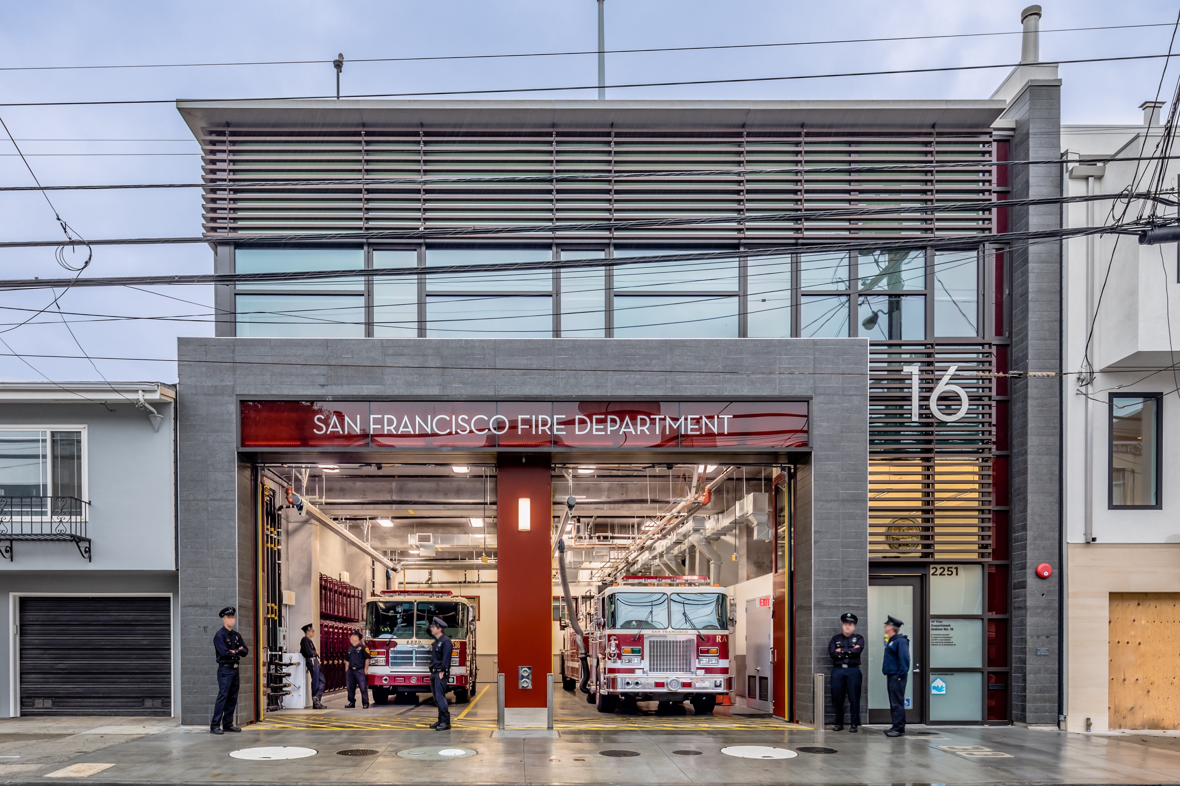 Exterior of Fire Station 16