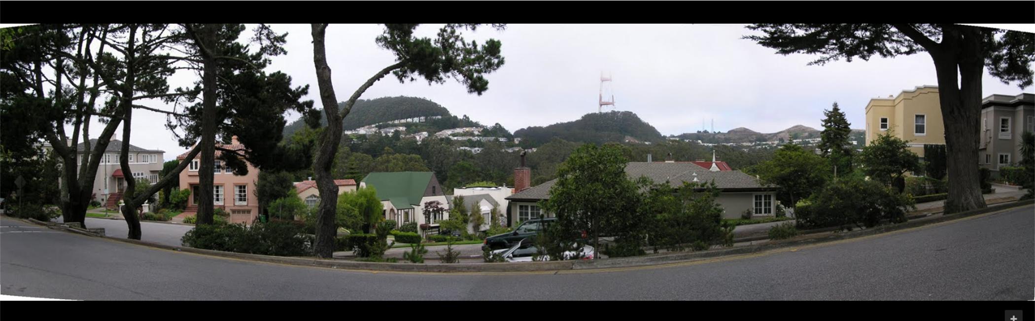 View from Forest Hill Neighborhood, San Francisco