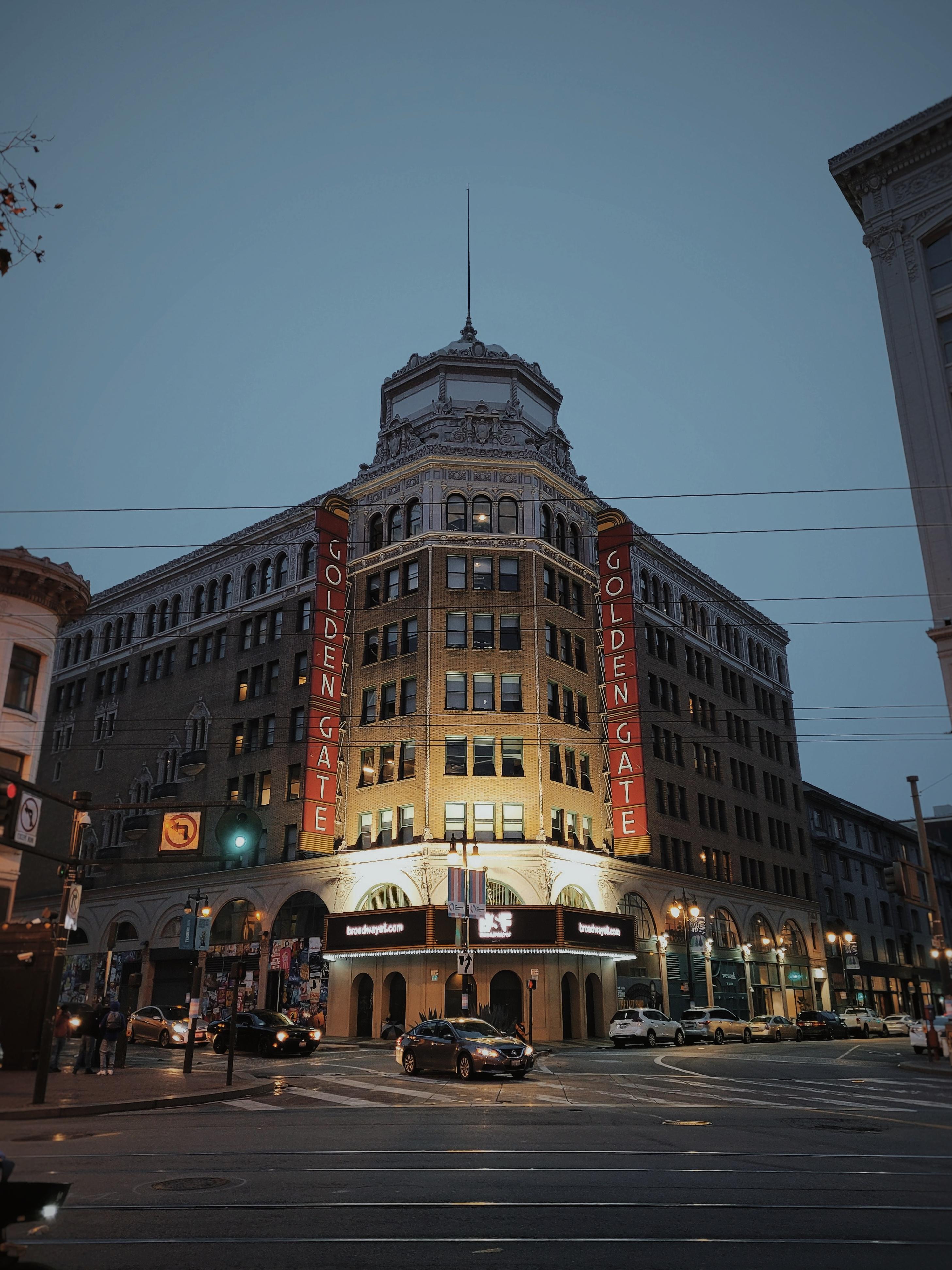 Golden Gate Theatre exterior streetview