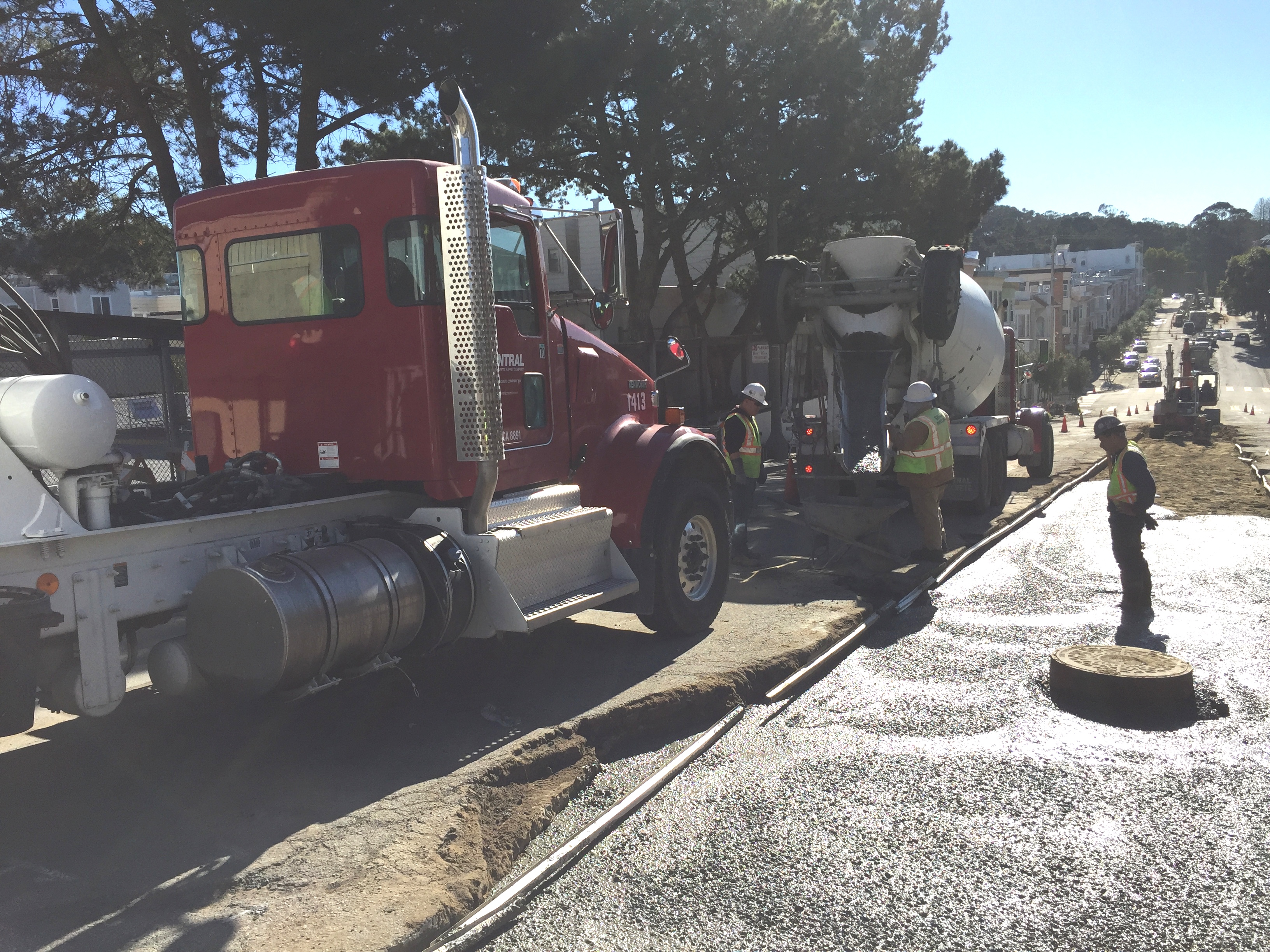 25th Ave trench restoration