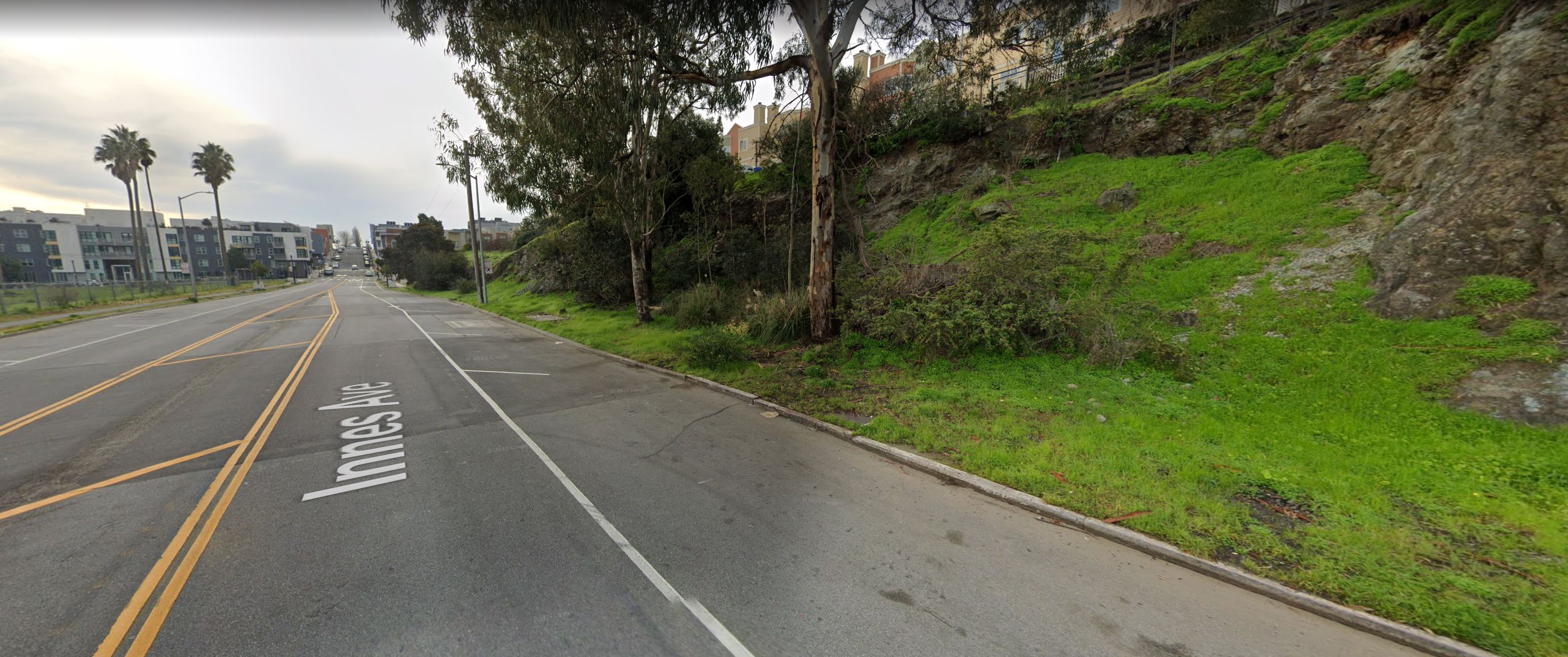 Street level view of Innes Avenue