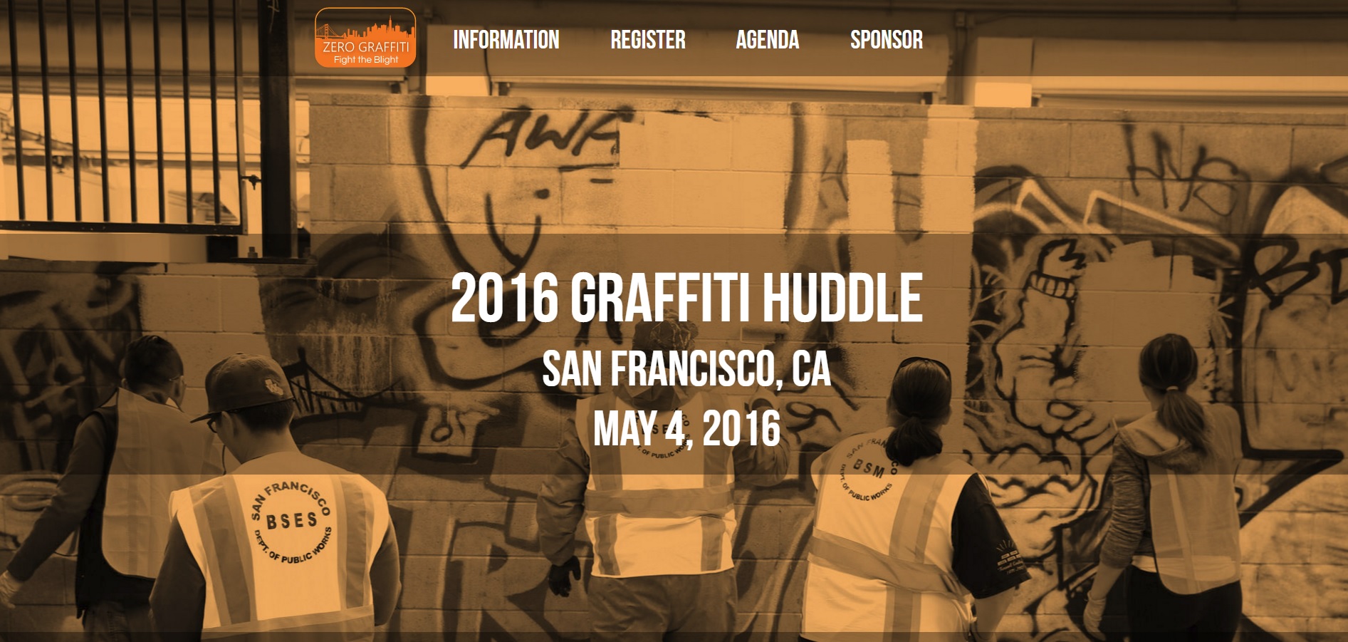 Graffiti Huddle home page image