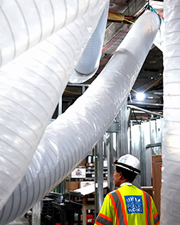 sf general hospital - an engineer surrounded by tubes