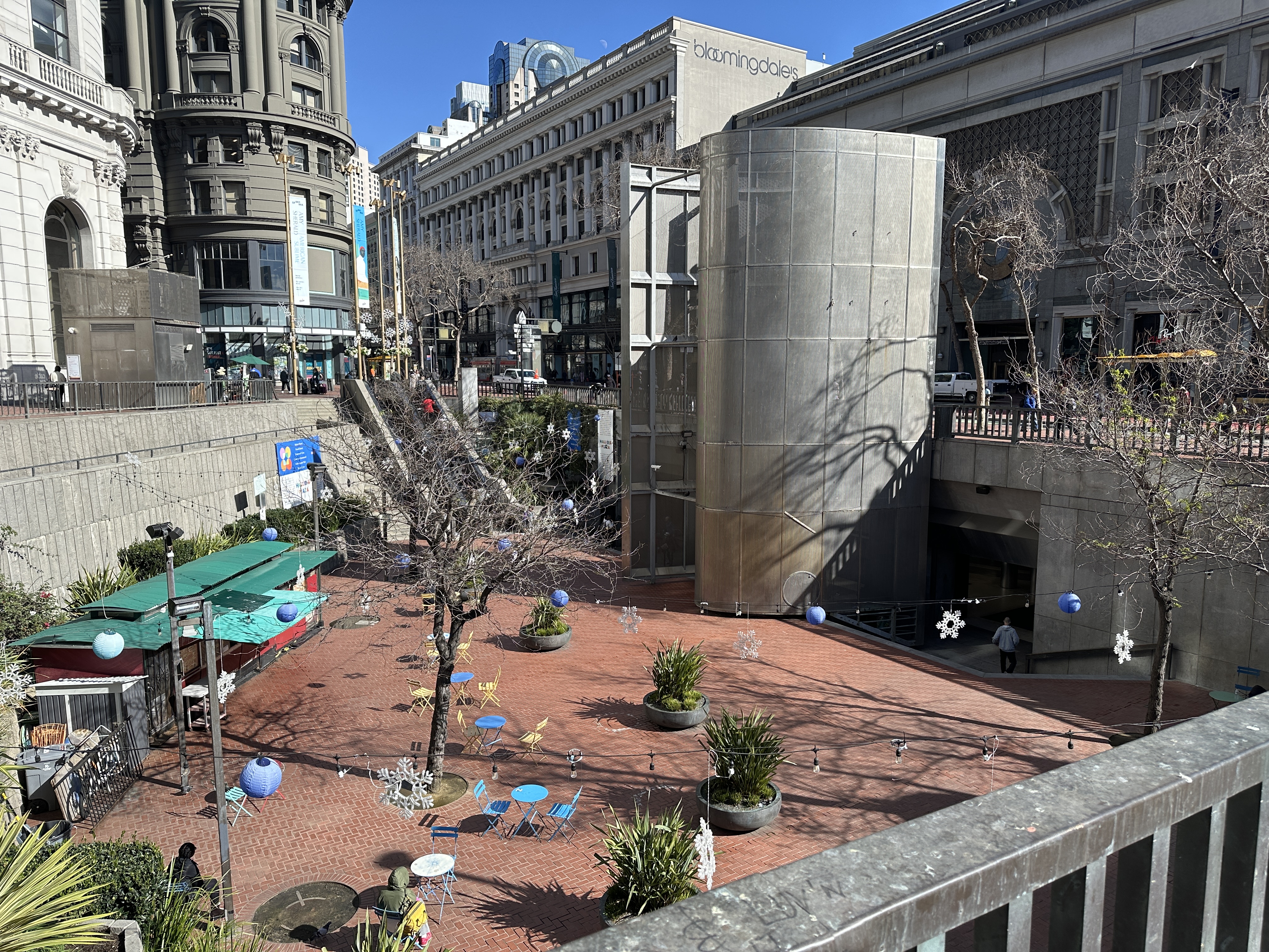 Photo of Hallidie Plaza from above