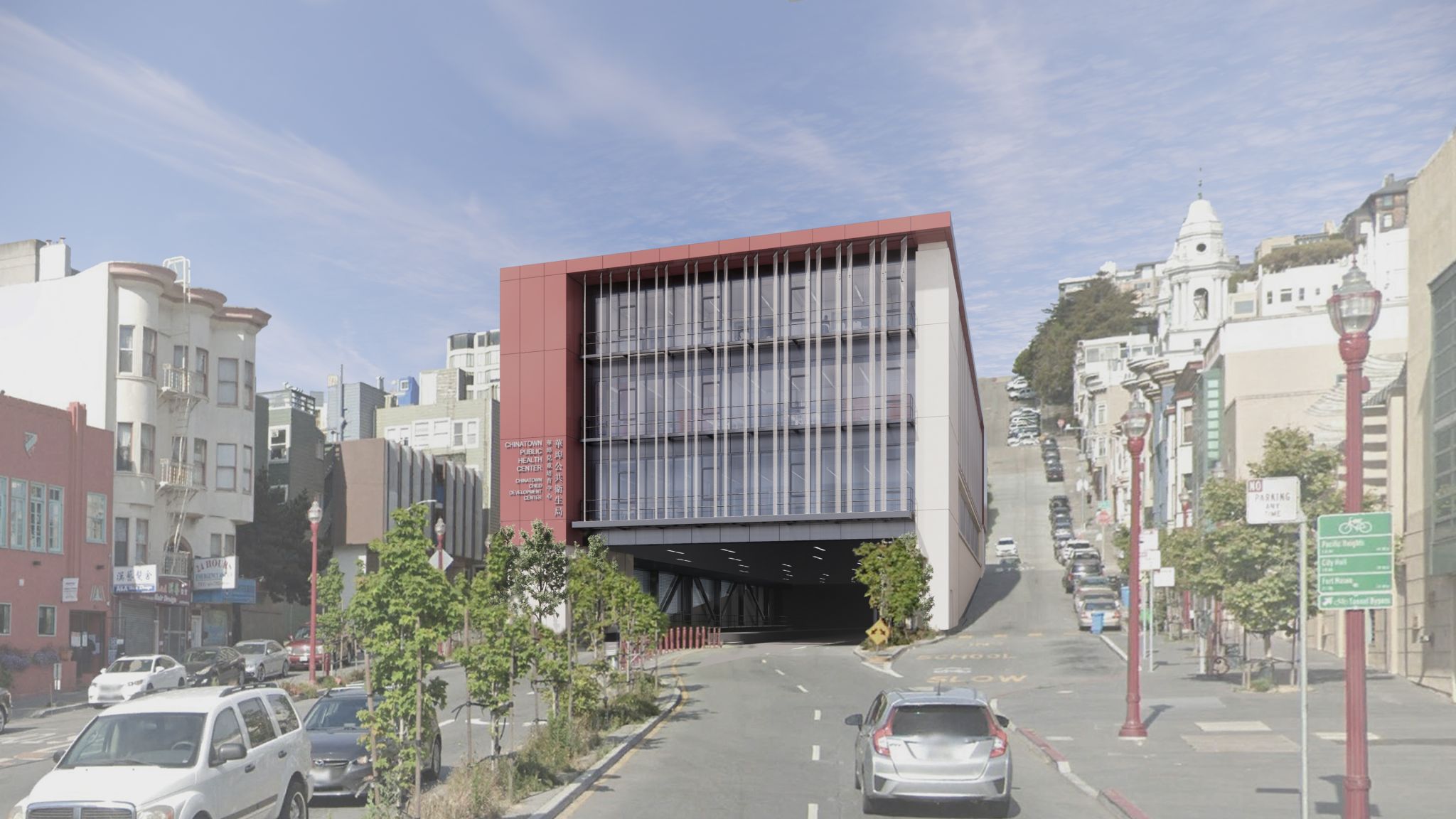 rendering of new Chinatown Health Center