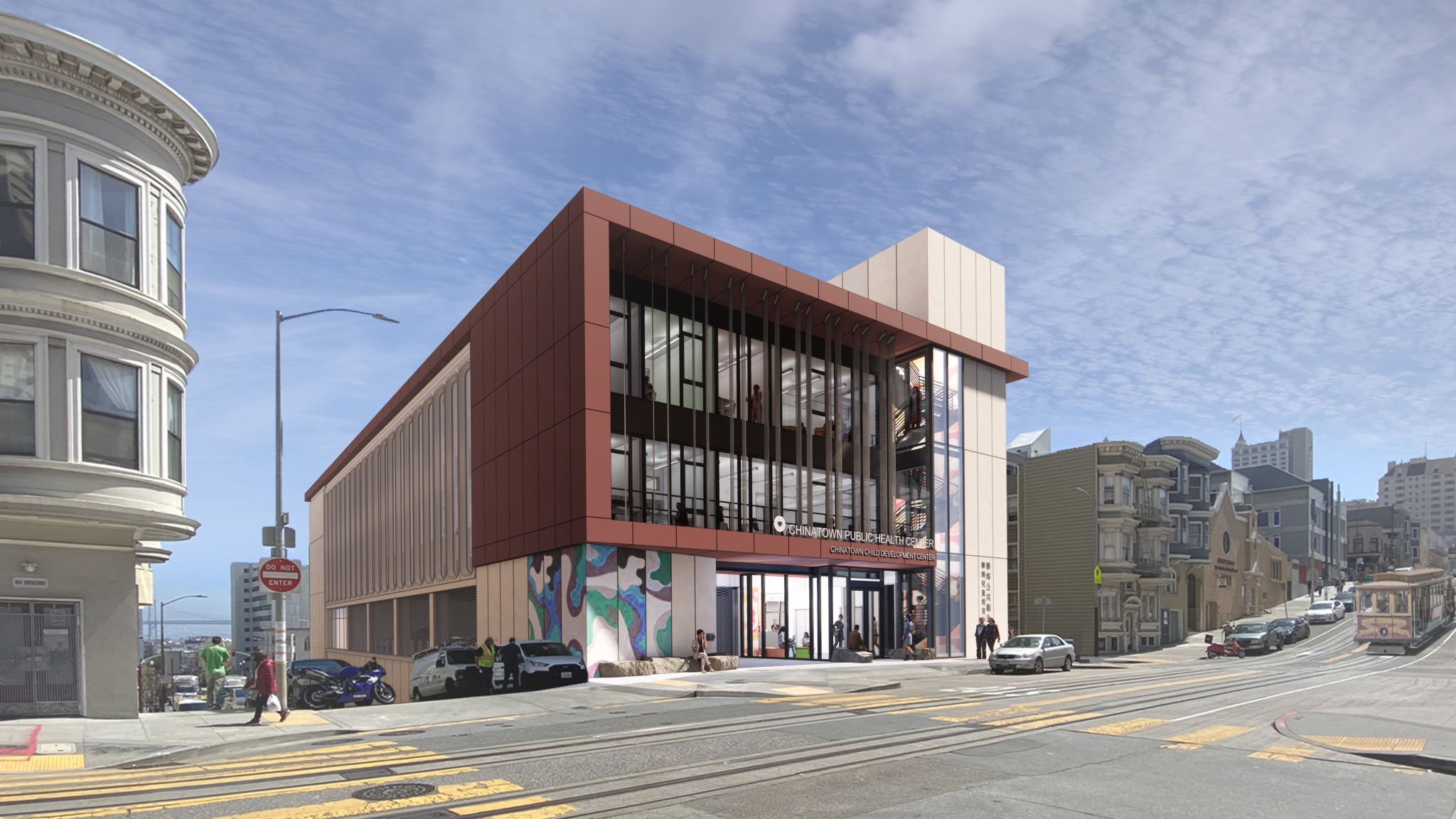 rendering of new Chinatown Health Center