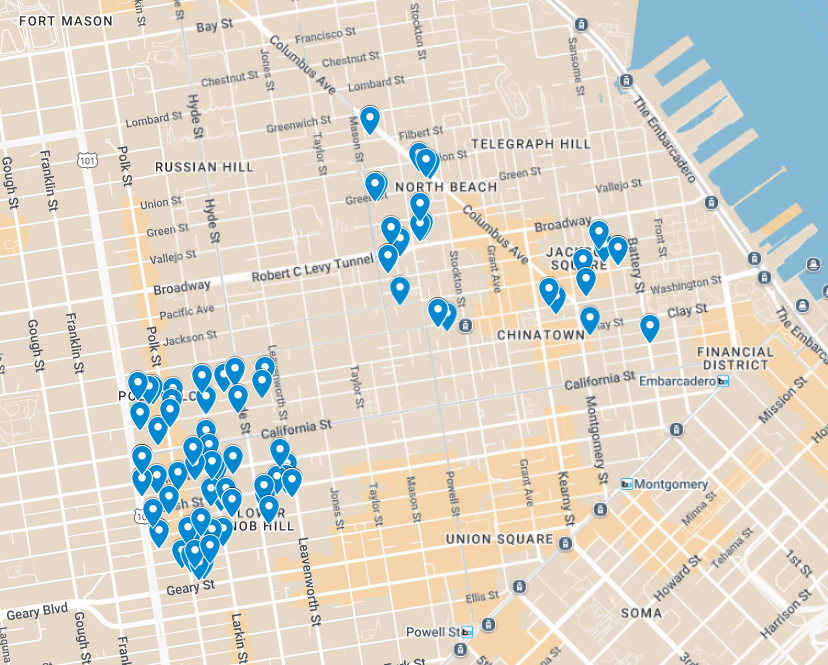 tree planting map for arbor day fair
