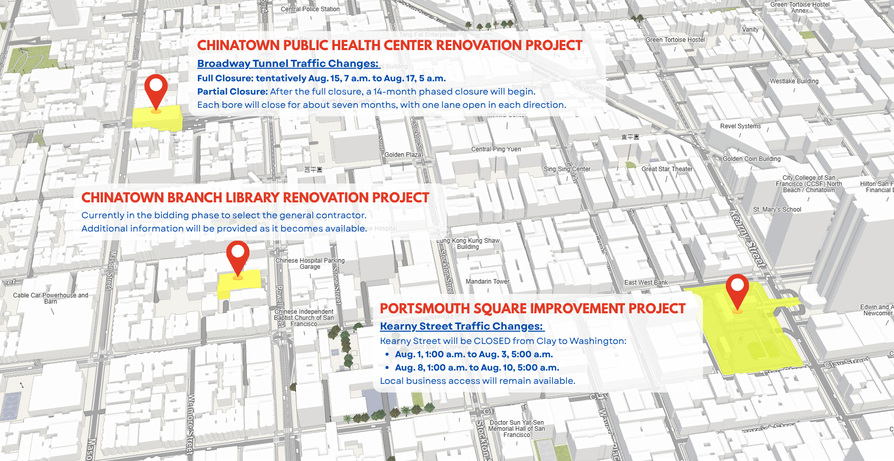 Chinatown Projects Map 07.17.2026