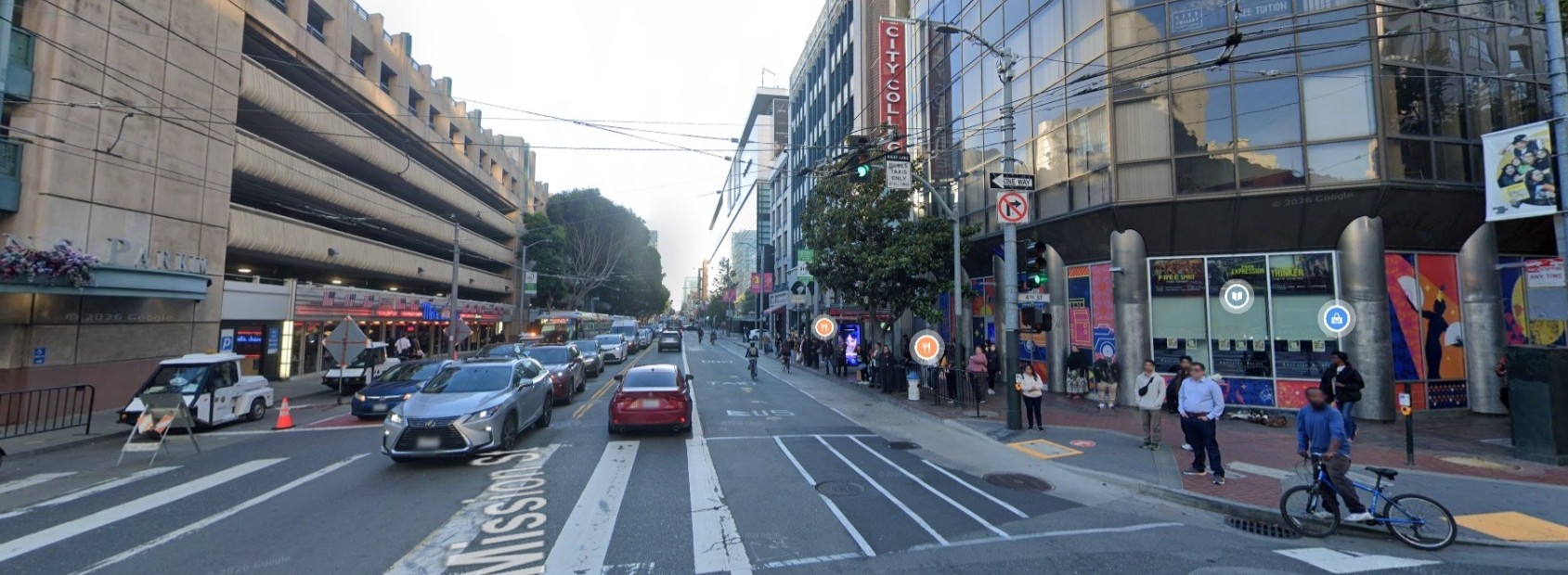 Mission Street and 4th Street 