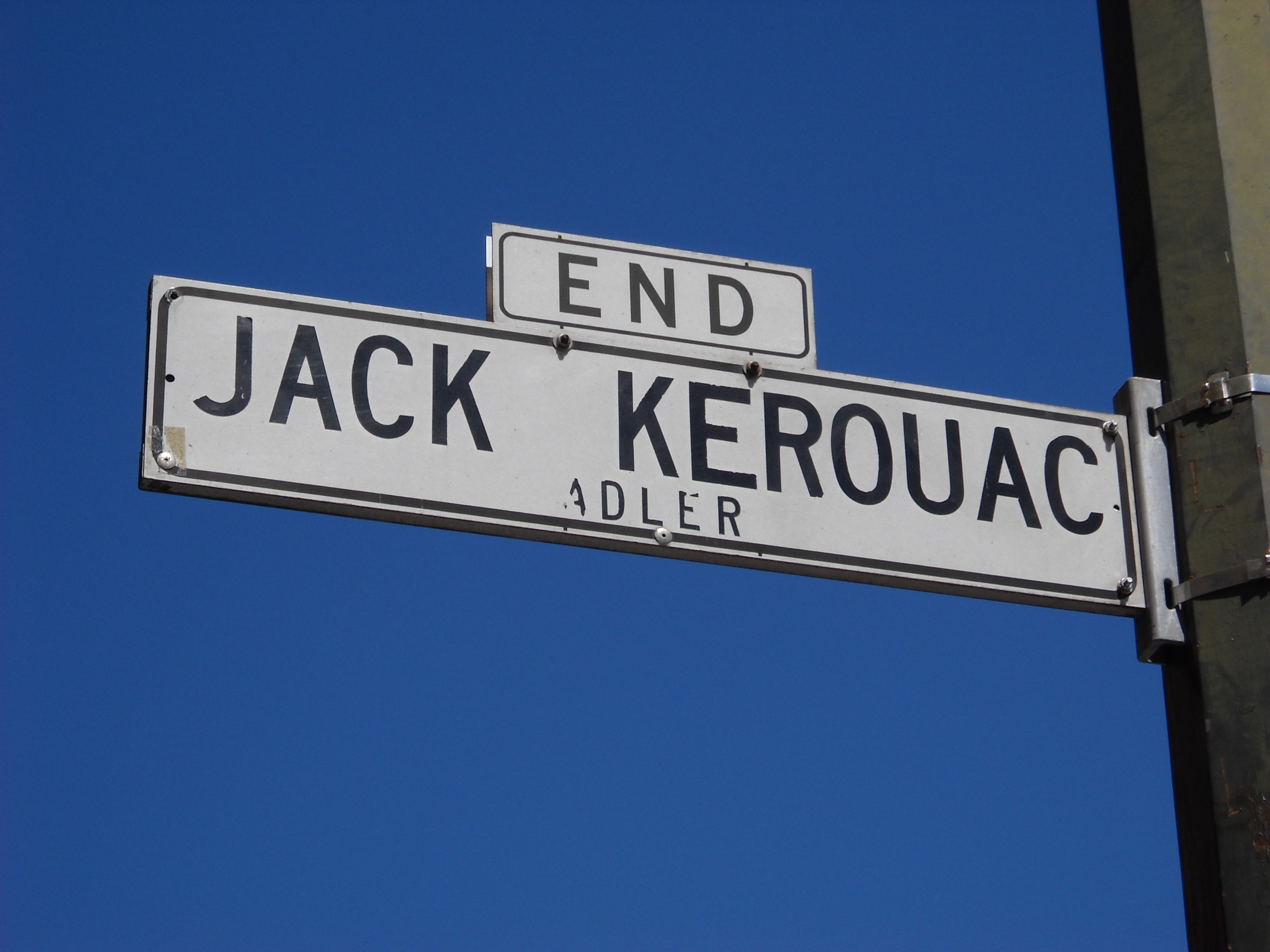 Jack Kerouac street sign