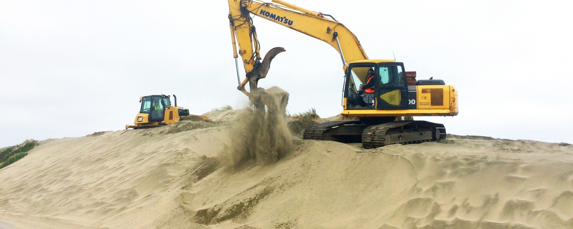 Moving sand