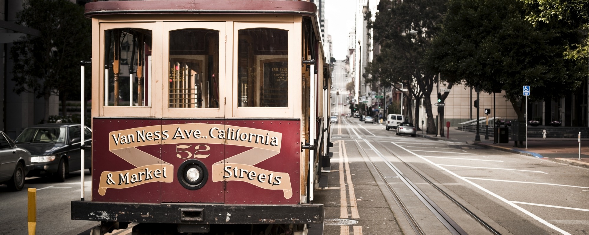 cable car on California Street