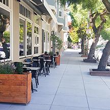 cafe tables and chairs