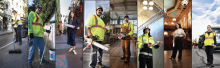 8 staff members that are part of our worker campaign called Real People Real Work
