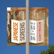Banners of street
