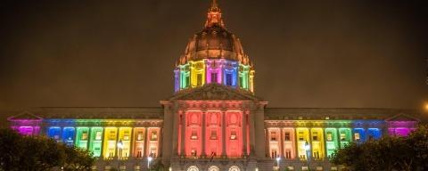 City Hall at night